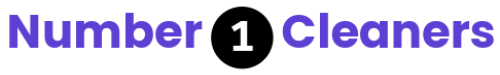 Number 1 Cleaners Logo | Our Cleaning Company Logo