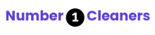 Number 1 Cleaners Logo | Our Cleaning Company Logo